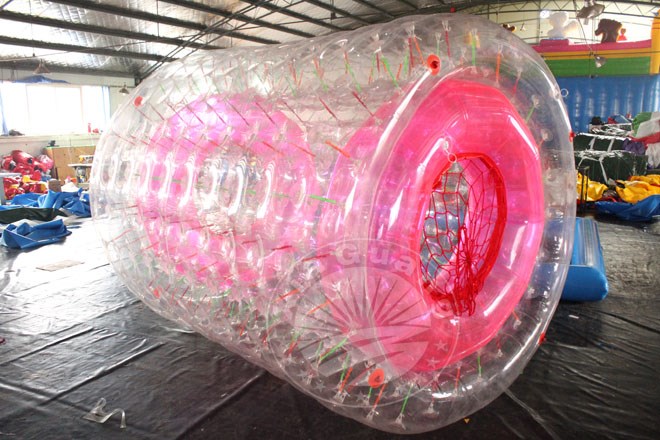 蓬江透明充气水上滚筒生产